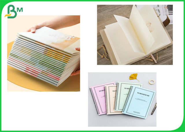 80GSM Virgin Pulp White Color Offset Printing Paper For Notebook material 70cm 