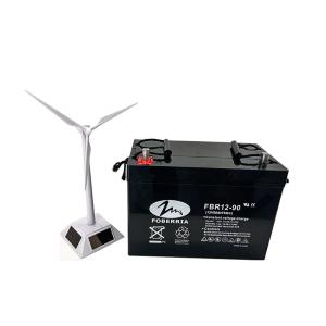 China FOBERRIA Maintenance Free UPS Deep Cycle Battery For Solar 175mm Agm 12v 90ah wholesale
