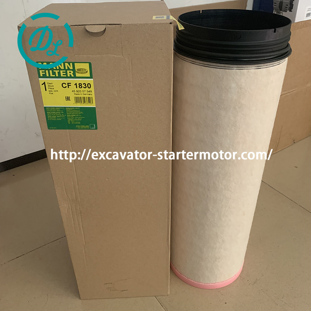 CF1830 Excavator Replacement Air Filter MANN Filter Compressor