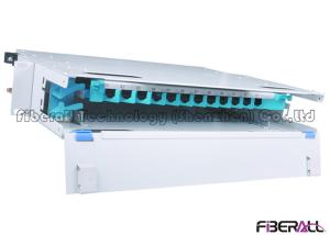 China 1U Rack Mount Fiber Optic Patch Panel Fiber ODF Optical Distribution Frame 19 Inch wholesale