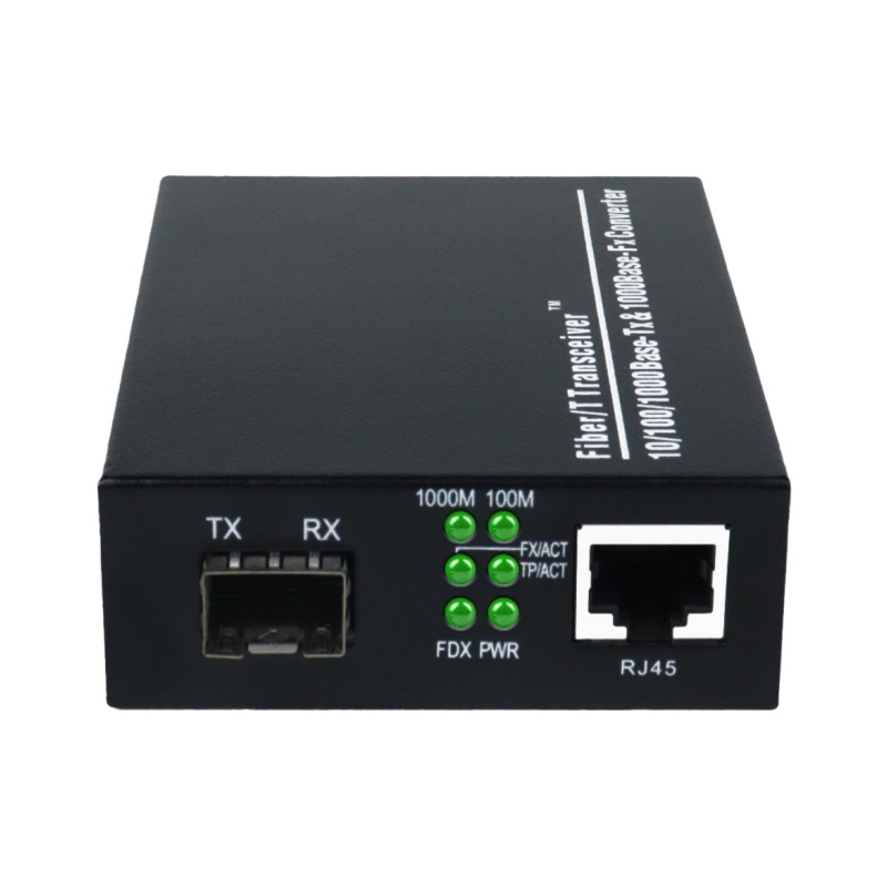Packet Forwarding Rate 4.32 Mpps Media Converter for 10/100M Single Fiber Network
