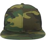 Common Fabric 3d Embroidery Camo Trucker Cap For Female