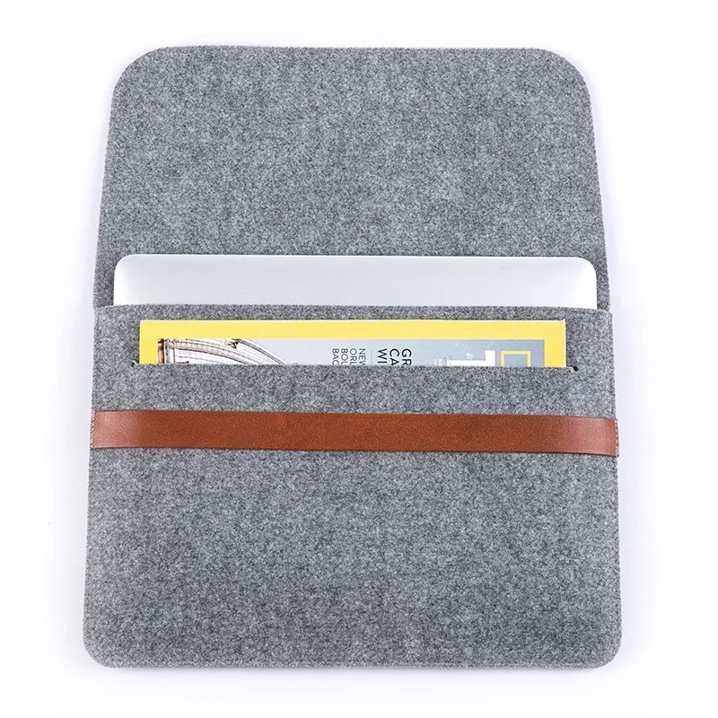 Buy cheap Factory Price 11inch 13inch Felt Laptop Sleeve Bag Lightweight Leather Bags for from wholesalers