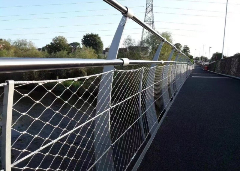 Wire Rope Nets PVC Coated Balustrade Cable Mesh SS304 Zoo Mesh