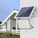 Polysilicon Solar Floodlight 100W Waterproof Solar Powered LED Flood Light