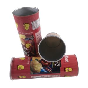 China Canning Fish Telescopic Food Grade Tube Packaging / Paper Cylinder Packaging wholesale