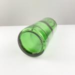 Body Material Glass 750ml Clear Round Olive Oil Bottle for Dispensing and