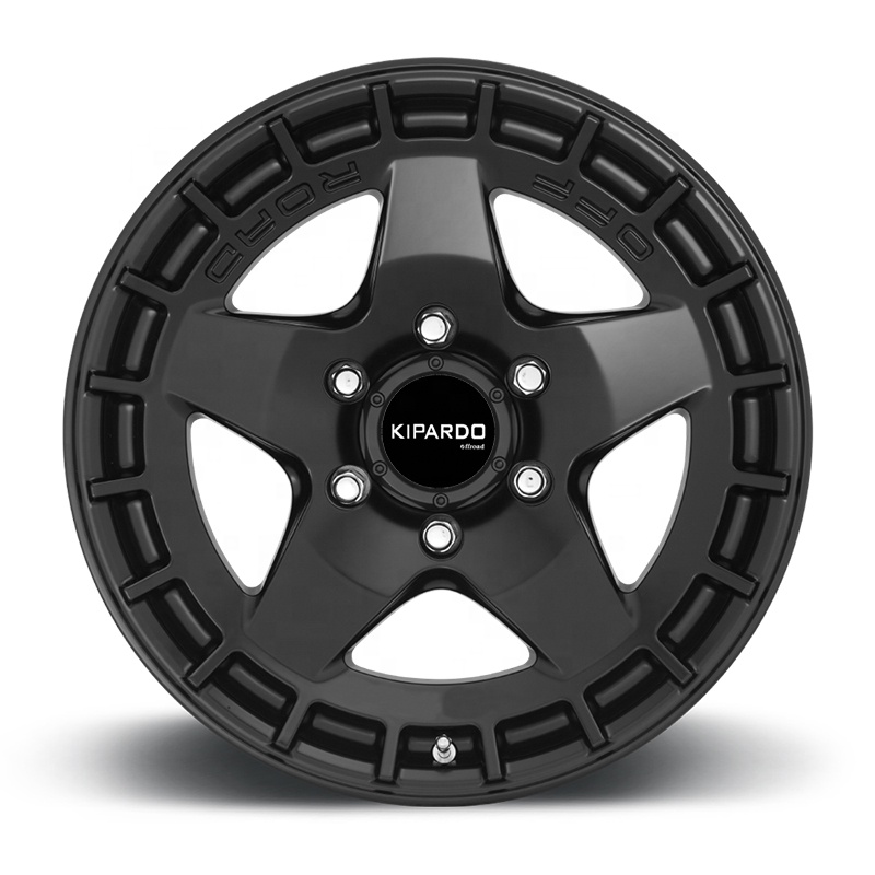 17 18 19 inch 6x139.7 4x4 matt black offroad wheel Rims