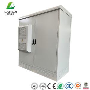 China Two Compartments Outdoor Battery Cabinets , External Telecoms Cabinet wholesale