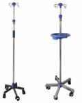 High Quality Hospital Medical Infusion Stand Stainless Steel Collapsible Save