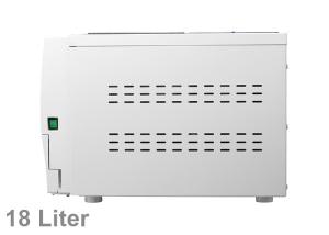 China 18 Liter Podiatry Chiropody Autoclave Pressure Steam Sterilizer wholesale