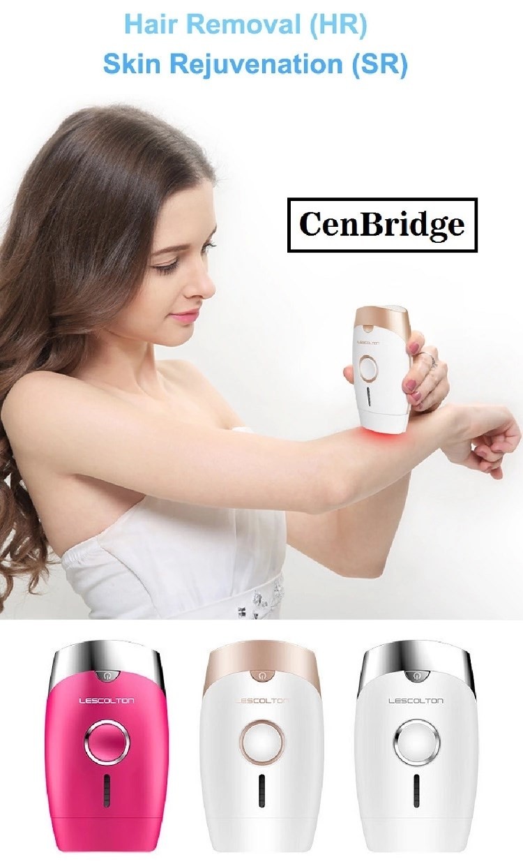 White Red 100V 240V 4.2cm2 Skin Pearl IPL Handset