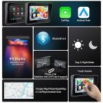 5 Inch Waterproof Motorcycle Navigator Device , Portable Car GPS Navigation