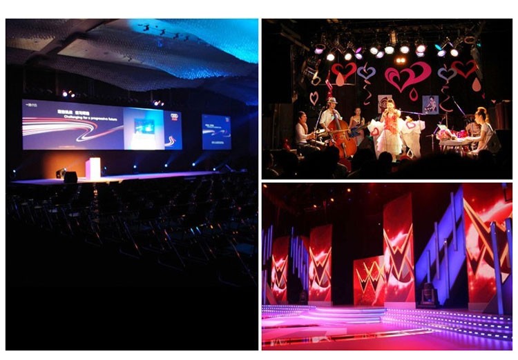 CE RoHS ETL Bar P3 P4 P5 P6 P7.62 P8 P10 High Refresh Rate High Pixels Resolution Indoor Use Full Color LED Video Display Walls