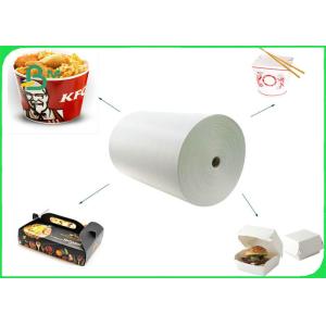 China Greaseproof 350gsm + 15g PE Coated Cardboard For Food Container on sale
