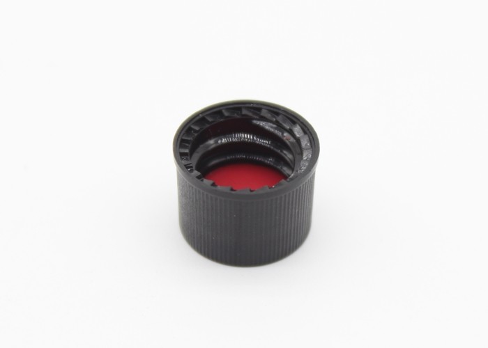 12mm Threaded Plastic Caps , Black Polypropylene Small Plastic Caps