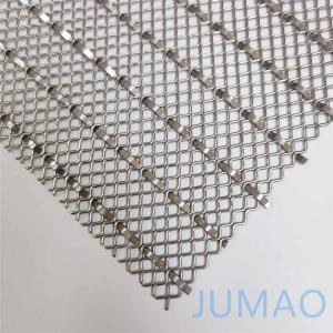 China Braided Aluminum steel Architectural Mesh For Restaurant Construction wholesale