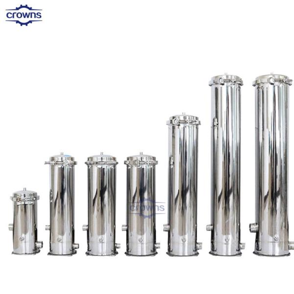 Manufacturer 10"20"30" 40" industrial water pre filter housing stainless steel