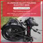 500W Lithium Battery Electric Bike Aluminum Pedals Magnesium Alloy