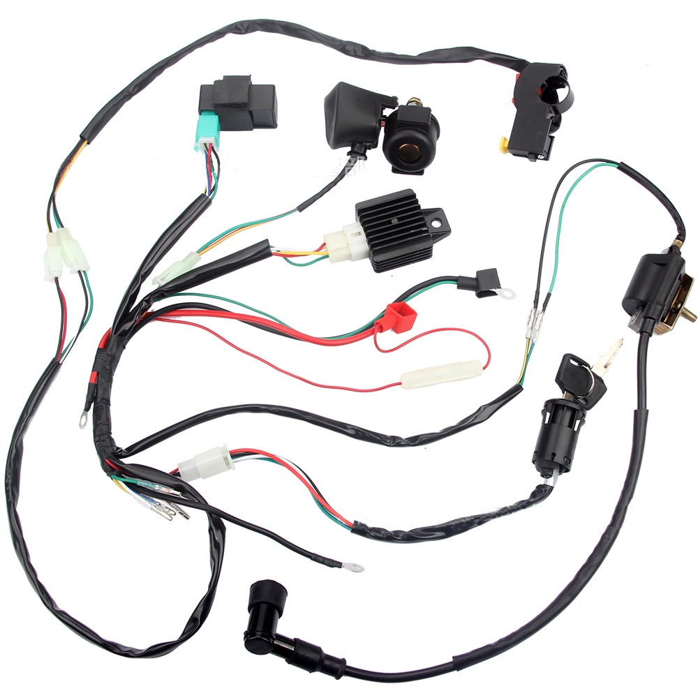 Copper Conductor ODM OEM Racing Motorcycles Mopeds ATV Ignition System Wiring Harness