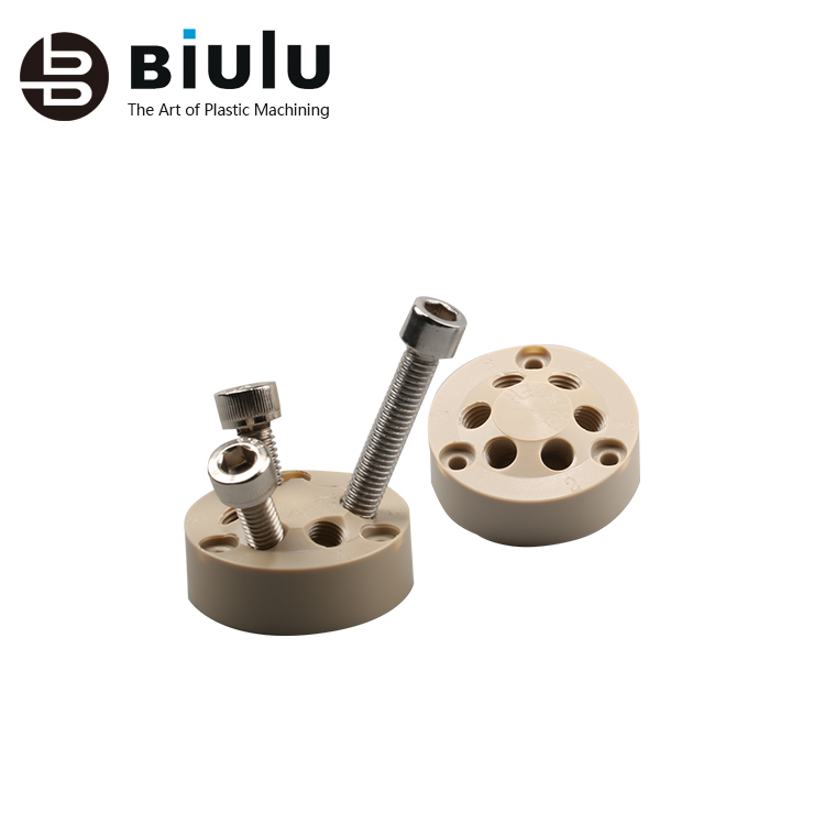 Custom High Pricesion Ceramic Peek Machining 0.01mm Tolerance OEM / ODM