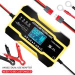 12V 24V 15A 7 Stage Intelligent Pulse Charger For Lead Acid Battery
