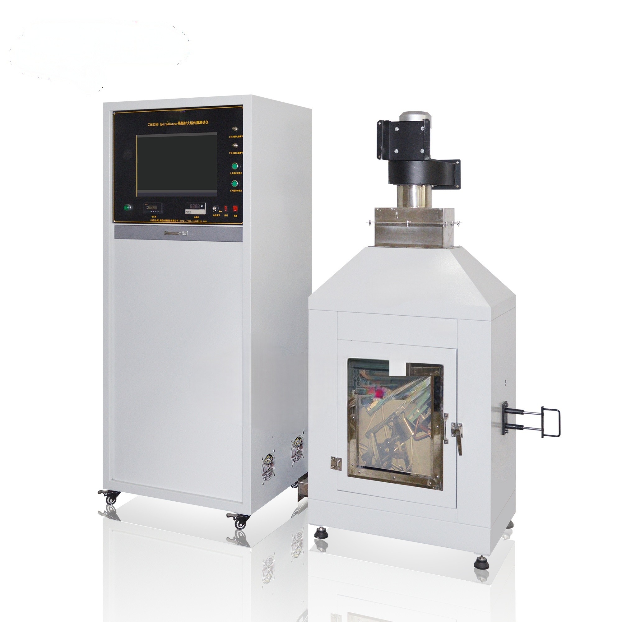 Stainless Steel Flammability Testing Machine Customized For Fire Resistant Coating