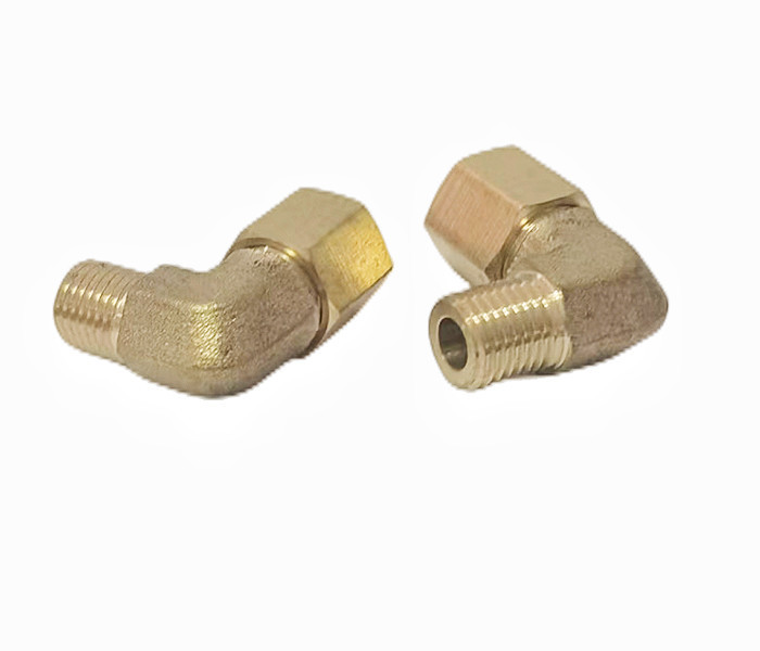 Brass Compression Tube Pipe Fitting 90 Degree Elbow Adapter OD X 1/4" NPT Male