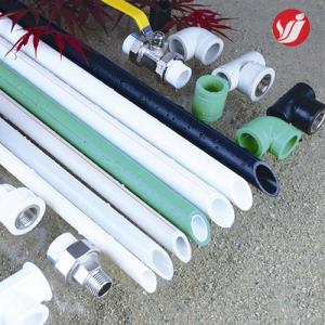 China S4 PN1.6Mpa PPR Plastic Water Pipe Fittings Hot Cold Water Fittings White Optional Color wholesale