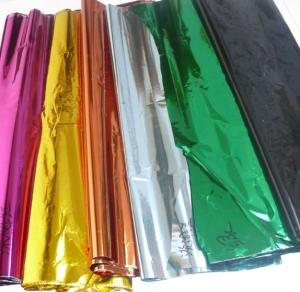 China Gold Metallized Film Red Color Metallized Pet Thermal Laminating Film For Paper Lamination wholesale