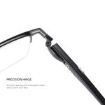 Half Frame Anti Blue Light Portable Reading Glasses 141MM Minimize Headache