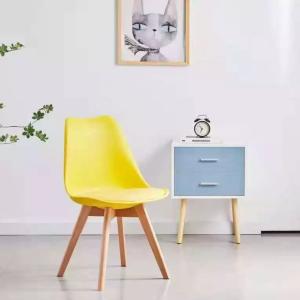 China Nordic Yellow PP Dining Room Chairs Restaurant Furniture wholesale