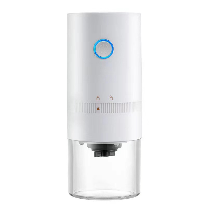 Electric Coffee Bean Grinder Machine with Cleaning Cycle and USB Rechargeable Portable