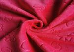 Velboa Embossed Knitting Polyester Brushed Fabric