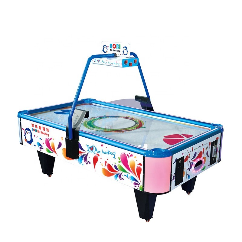 Amusement Air Hockey Arcade Machine With Aluminum Cabinet