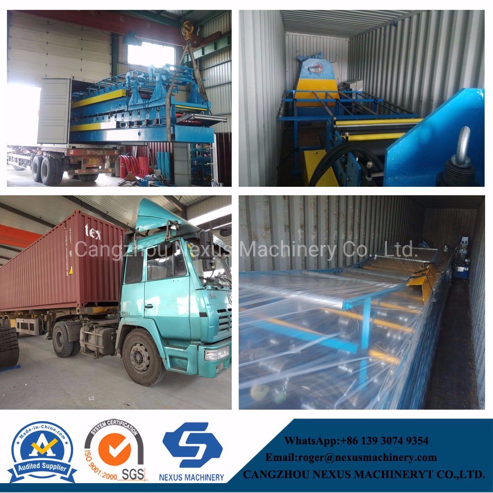 Two Wave Highway Guardrail Roll Forming Machine with Fast Work Speed