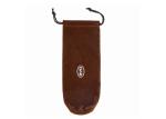 Round Bottom Drawstring Jewelry Bags Double Sided Flannel High Fiber Strength