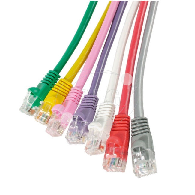 Unshielded UTP Patch Cord Copper / CCA Wire RJ45 Male Connectors With Short Body