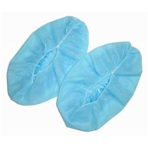 China Blue Booties Disposable Biodegradable Shoe Covers Anti Skid wholesale