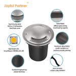 Landscape Inground Light Cree COB LED 3000k One Two Four Side View Driveway