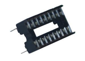 China Medical Equipment 18 Pin IC Socket Brass Contact Environmental Protection wholesale