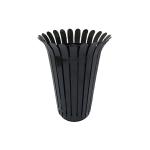 Waterproof Flower 50L Galvanized Steel Outdoor Trash Can