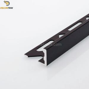 China Aluminium Angle Tile Trim Aluminum Ceramic Trim 8mm / 10mm wholesale