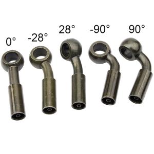 China Carbon Steel Motorcycle Brake Line Banjo Fittings Zinc Plated Surface wholesale
