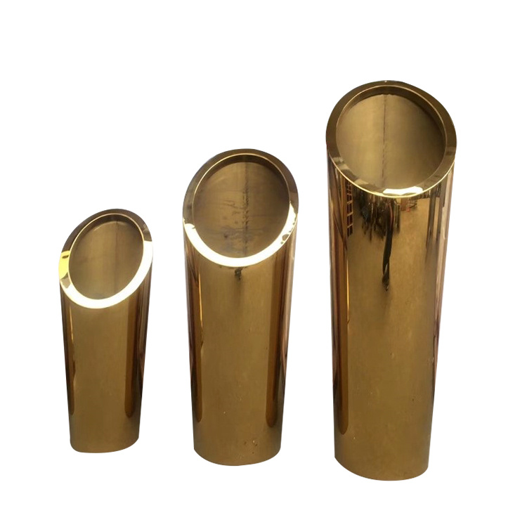 Quality stand planters cylindrical round metal flower pots