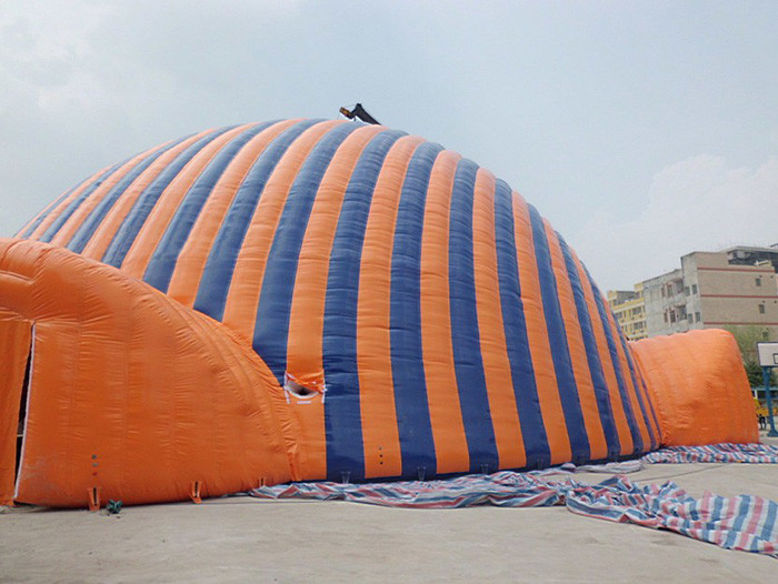 High Temperature Resistance Dome Inflatable Tent / Inflatable Sport Tent For Commercial