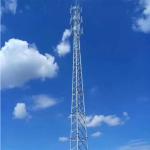 Galvanized Telecommunication Tubular Steel Tower Tube Antenna Lattice Steel