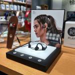 Customized Cosmetic Display Stand Tabletop Splendid Telephone Headset Holder