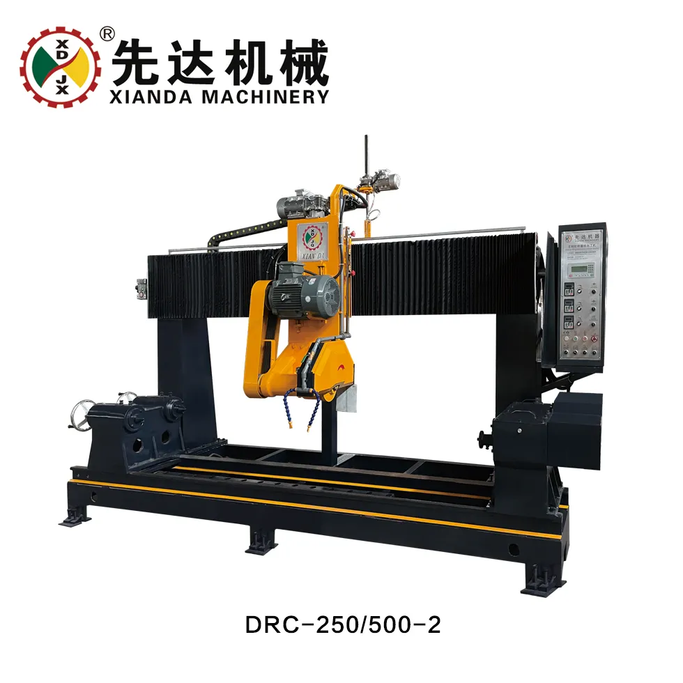 Four Column Medium Block Cutting Machine for Cutting Thick Granite Marble Slabs Curbstone