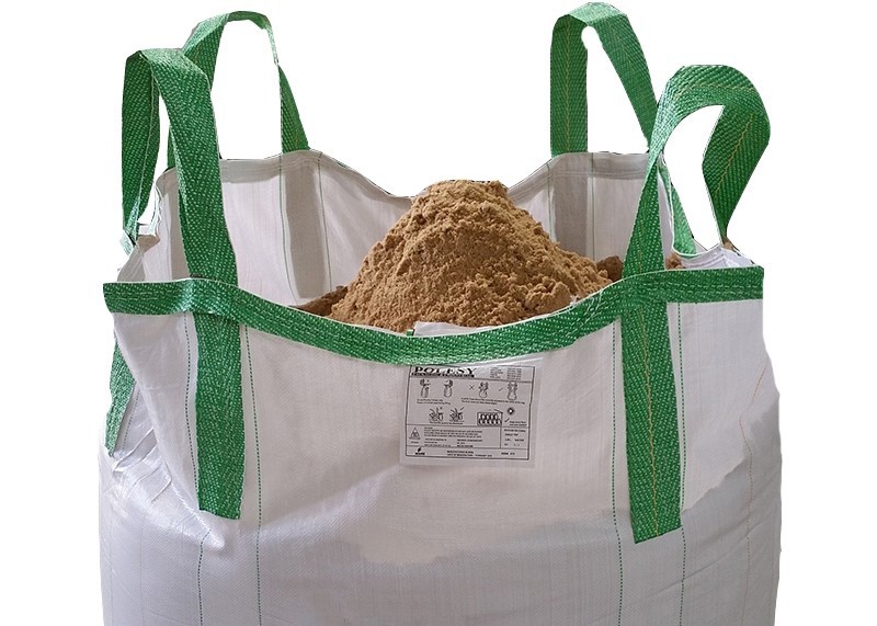 Square Reinforce 1 Ton Bulk Bag For Packing Bulk Cement / Chemical Raw Material
